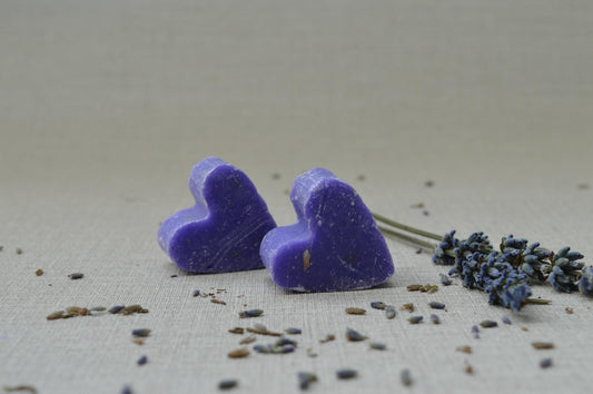 Lavendel hartjes zeepje