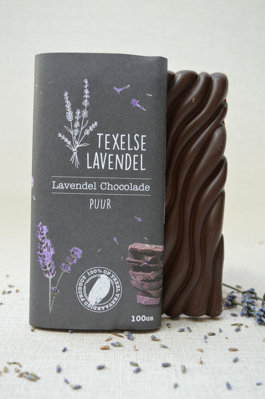 Lavendel pure chocoladereep